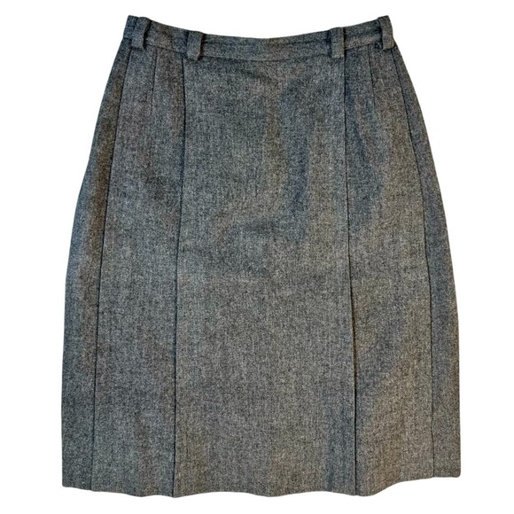 Saks Fifth Avenue Dresses & Skirts - Vintage Union Saks Fifth Avenue Gray Wool Unlined Skirt